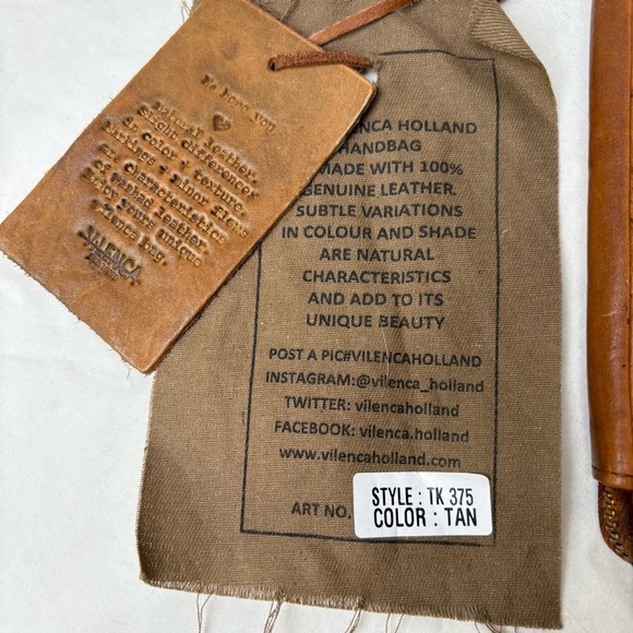 Brand New Vilenca Holland Genuine Leather Zippered Wallet Phone Crossbody Purse - Picture 4 of 12